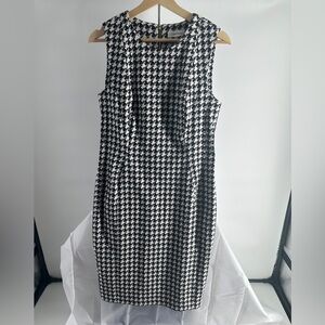 Calvin Klein petite black and white dress